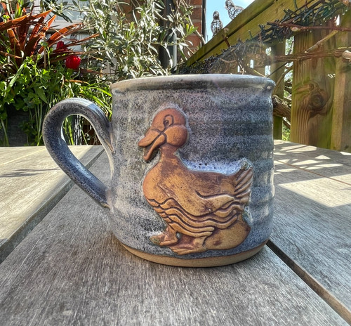 Studio pottery mug handmade - pottery,