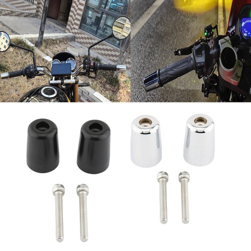 Black handle bar end grips - black,