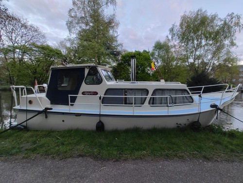 Canal boat 28ft dutch river - boat,