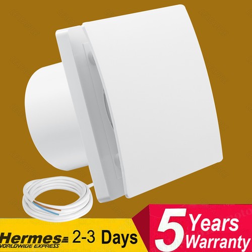 White bathroom extractor - white,