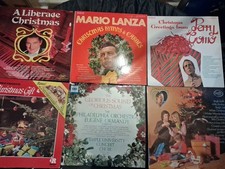 Christmas Vinyl LP Records Job Lot Liberace Mario Lanza Perry Como Carols Choirs