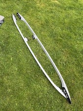 VOLVO V70 R DESIGN SILVER CHROME ESTATE 2007-2012 ROOF RAIL/BARS (PAIR) mk3 