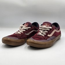 Vans Wine Red TNT Advanced Prototype Trujillo Pro Skate Shoes Trainers UK 8 Eu42