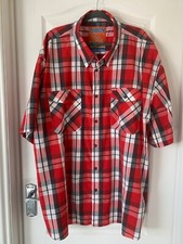 Dixxon Flannel Shirt 5XL Rare Limited Edition Skipper Short Sleeved Shirt