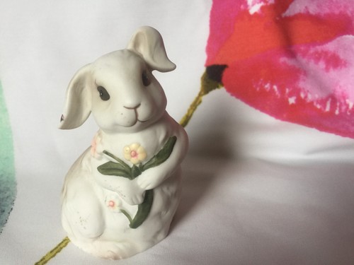 Ceramic hand painted bunny - hand,