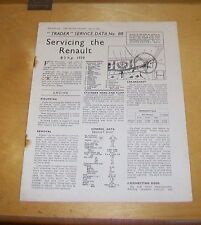 REO TRUCKS 2 ,3 ,4  and 5 TON MODELS 1938 MOTOR TRADER SERVICE DATA No.41 1938.