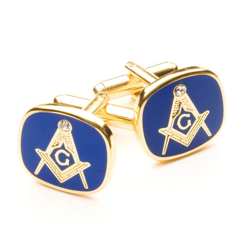 Stunning blue gold masonic g - stunning, &