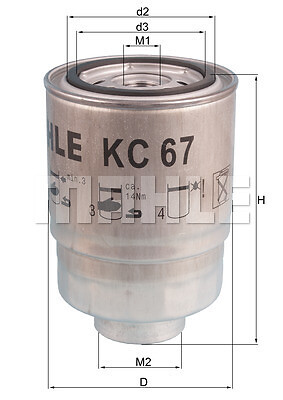 Fuel filter for carbodies ford - filter,