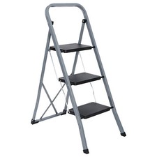 Folding 3 Step Ladder w/
