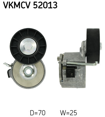 Tensioner pulley ribbed - tensioner, v-ribbed