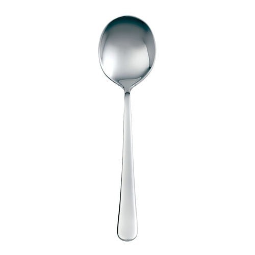 Flair silver soup spoons - silver,