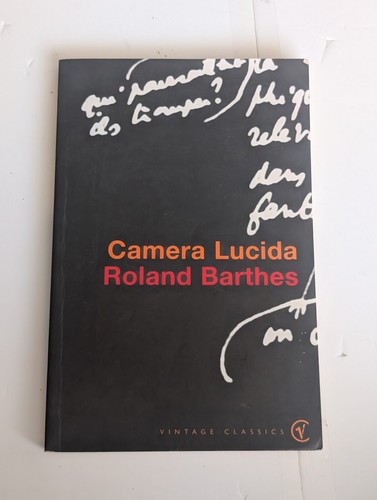 Roland barthes camera lucida - barthes,