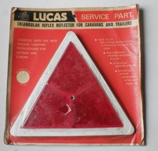 GENUINE VINTAGE LUCAS SERVICE PART TRIANGULAR REFLEX REFLECTOR UNOPENED & UNUSED