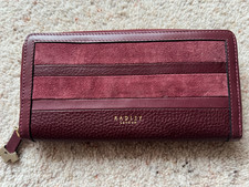 Radley burgundy leather and