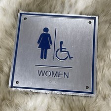 Women/Wheelchair Restroom Sign