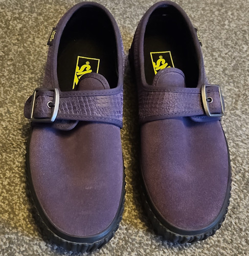 Vans purple suede creeper - vans,