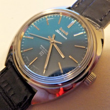 Made In India "Kohinoor" Classic Peacock Blue Dial HMT Manual Winding Watch