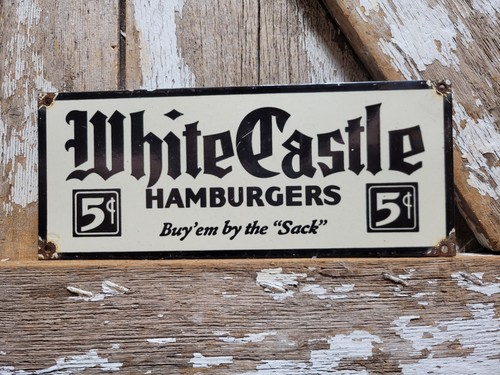 Vintage white castle - white,