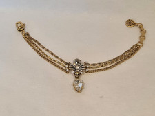 Alexander McQueen Spider Skull Bracelet Crystal drop