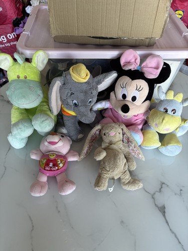 Baby soft toys bundle - soft, minnie