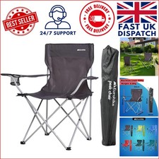 Portable Grey Folding Chair