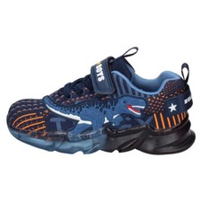 Bull Boys Trainers Blue Grey