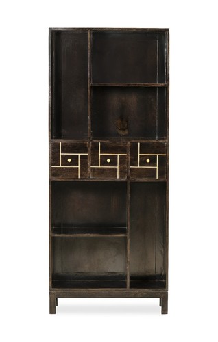 Solid mango wood - wood, inset