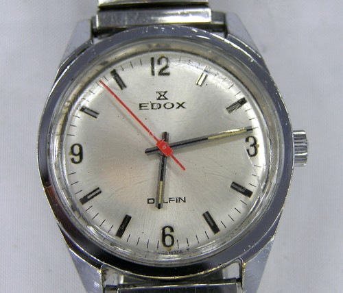 Vintage 1970 edox delfin 421 - vintage,