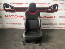 2013-2019 SKODA OCTAVIA MK3 VRS DRIVER SIDE FRONT HALF LEATHER SEAT