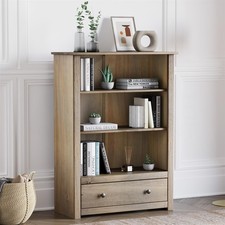 3 Tier Bookcase Solid Pine