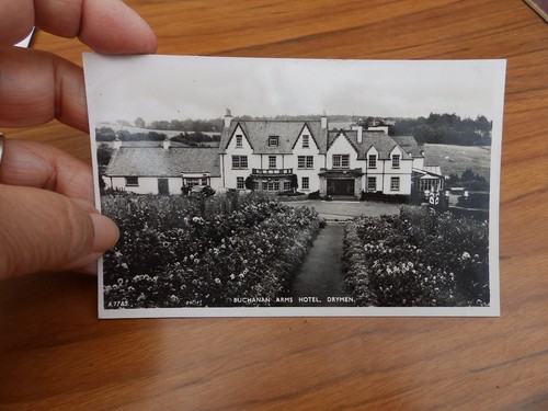 Postcard buchanan arms - arms, hotel