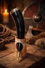 Viking drinking horn - drinking,