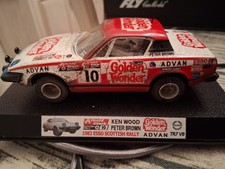 Scalextric Triumph TR7 (1982 Scottish Rally) Professionally ReLiveried/Weathered