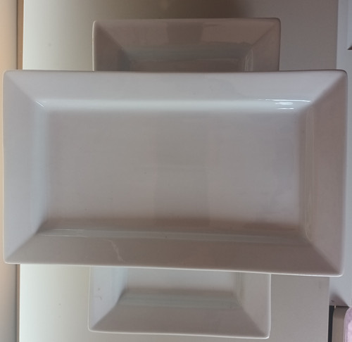 Porcelain serving plates - porcelain,