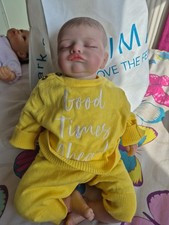 Olga Auer Baby Girl Reborn Doll Dressed In Adorable River Island Outfit