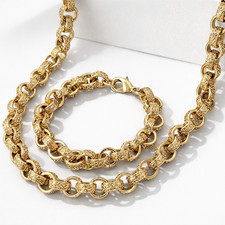 Mens 12mm Patterned Belcher