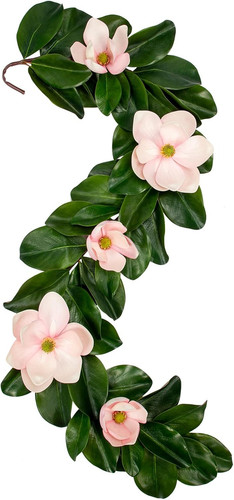 Artificial magnolia garland - artificial,