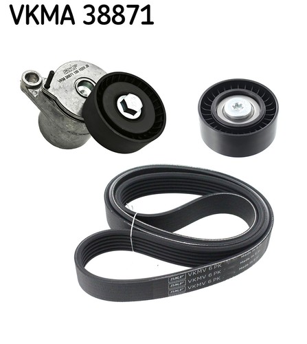 Ribbed belt set skf vkma - belt,