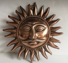 Large sun face ornament - face,