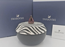STUNNING SWAROVSKI ZEBRA CRYSTAL BOX-JAMILA SMALL 5557837-ELEGANCE OF AFRICA