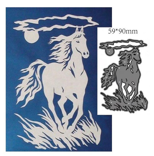 Animal horse metal - horse, cutting
