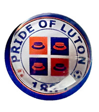 LUTON Badges Crested Town