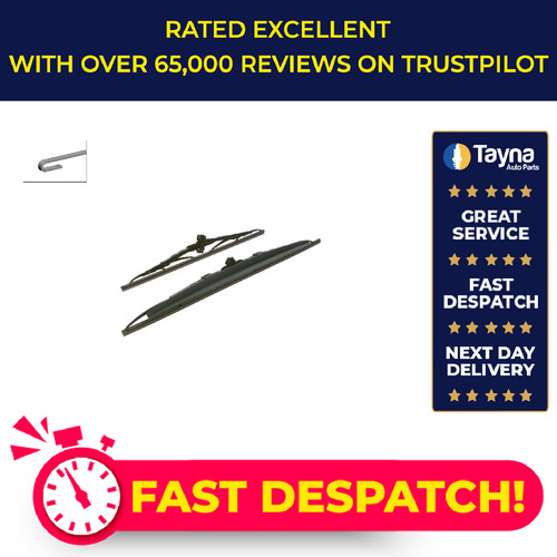 Wiper blades - 2x, (pair)