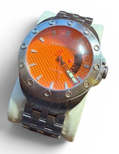 Android watch men orange - android,