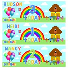 HEY DUGGEE Personalised Birthday Banners - Hey Duggee Birthday Banners - Hey Dug