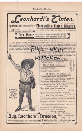 Dresden advertising 1904 - advertising,