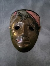 Vintage Solid Brass  Face Mask