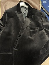 Moss Bros Black Velvet Blazer