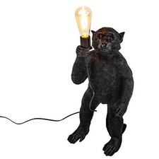 Monkey Floor Lamp Black