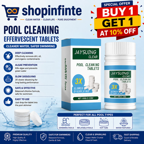 100 chlorine tablets floating - chlorine,
